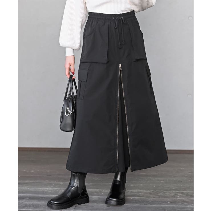 ブラック | フロントＺＩＰカーゴスカート | rps