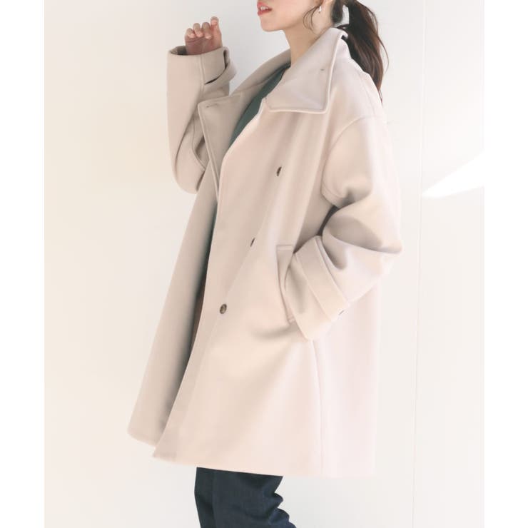 スタンドカラーボリューム袖コート | rps | 詳細画像14 