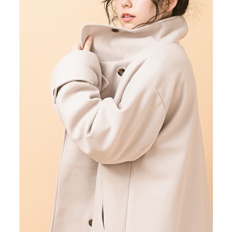 スタンドカラーボリューム袖コート | rps | 詳細画像18 