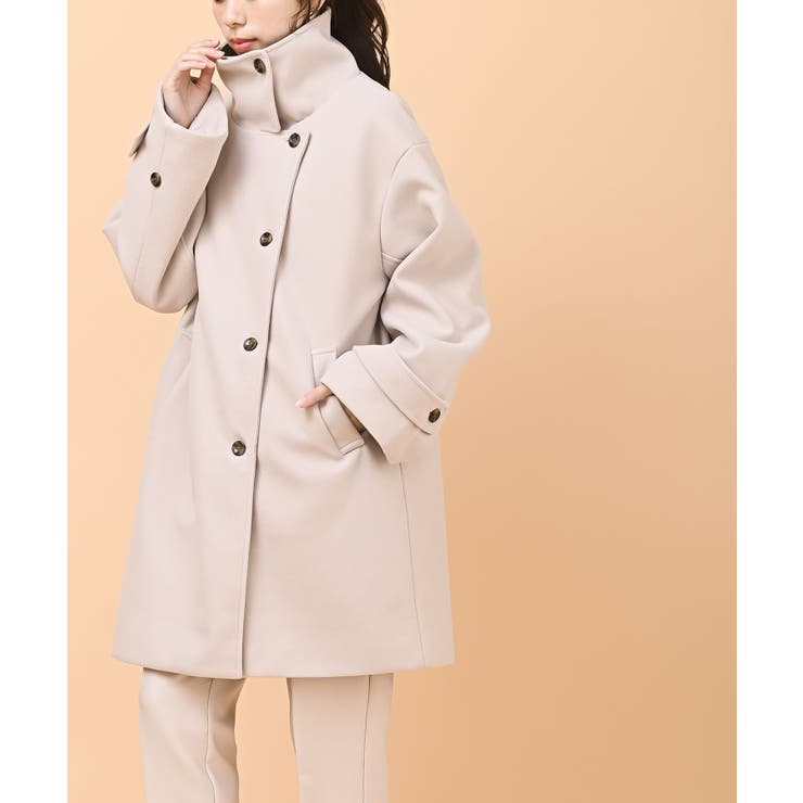 スタンドカラーボリューム袖コート | rps | 詳細画像20 