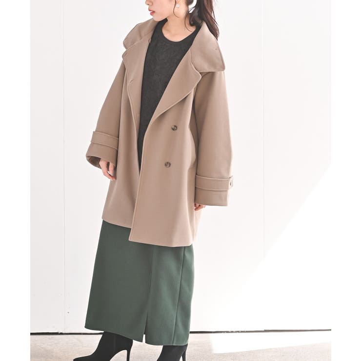 スタンドカラーボリューム袖コート | rps | 詳細画像24 