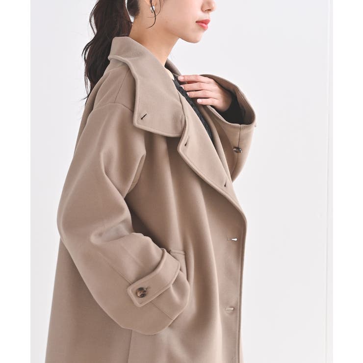 スタンドカラーボリューム袖コート | rps | 詳細画像26 