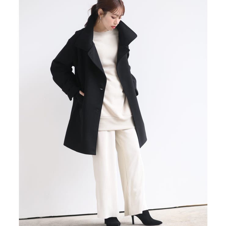 スタンドカラーボリューム袖コート | rps | 詳細画像6 