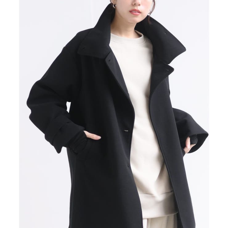 スタンドカラーボリューム袖コート | rps | 詳細画像7 