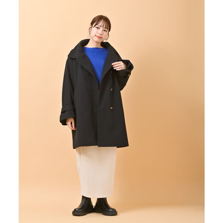 スタンドカラーボリューム袖コート | rps | 詳細画像8 
