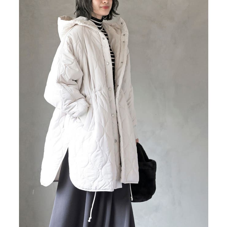 アイボリー | ウェーブキルトＢＩＧフードコート | rps