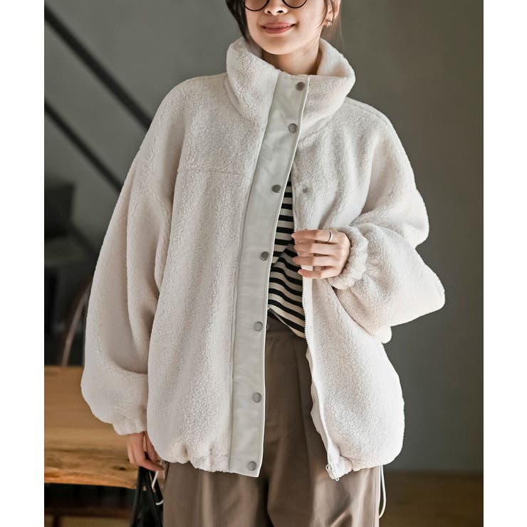 ボアスタンドブルゾン[品番：RPSW0003974]｜rps（アールピーエス）の