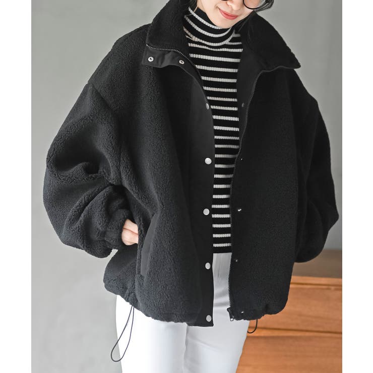 【PING】ピンレディース　ボアブルゾン ブラックSサイズ 新品 PING ピン ジャケット ボア ブルゾン ブラック ゴルフ Sサイズ