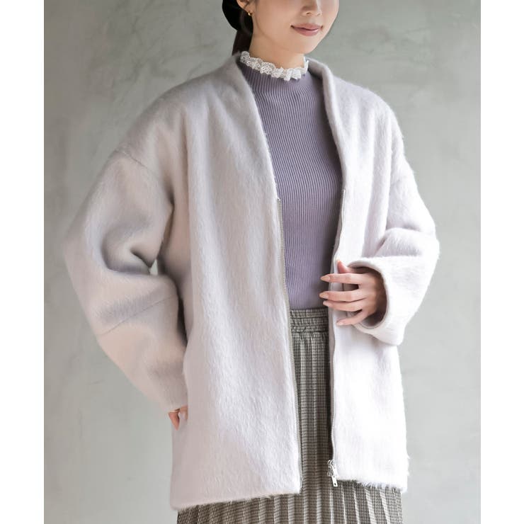 アイボリー | ＷＺＩＰコクーンコート | rps