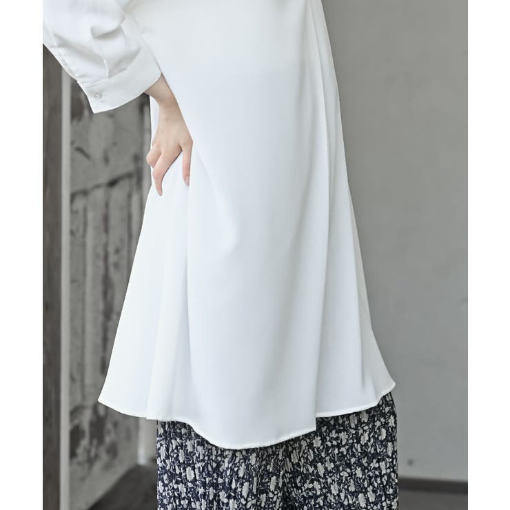 ７分袖スキッパーシャツワンピース | rps | 詳細画像20 