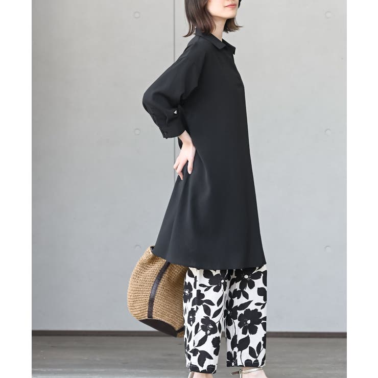 ７分袖スキッパーシャツワンピース | rps | 詳細画像26 