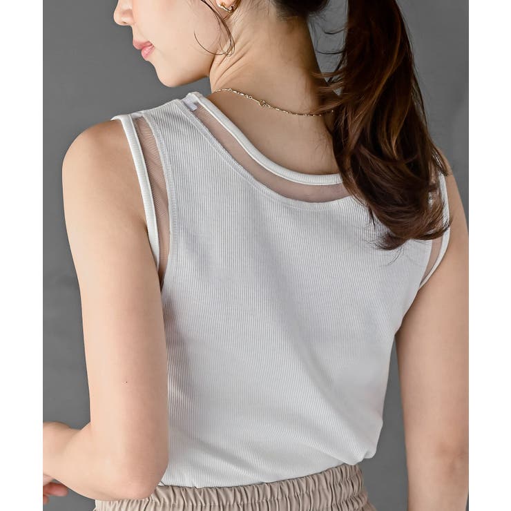 ふちどりシアータンクトップ | rps | 詳細画像25 