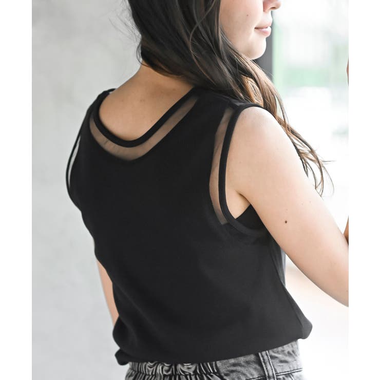 ふちどりシアータンクトップ | rps | 詳細画像34 