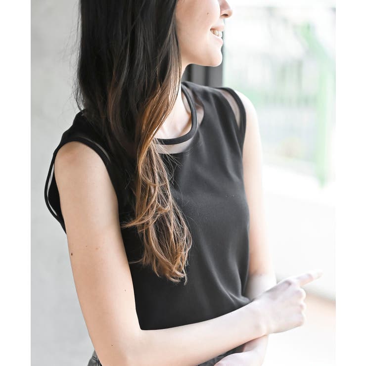 ふちどりシアータンクトップ | rps | 詳細画像35 