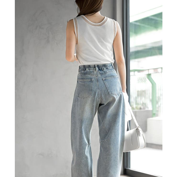 ふちどりシアータンクトップ | rps | 詳細画像4 