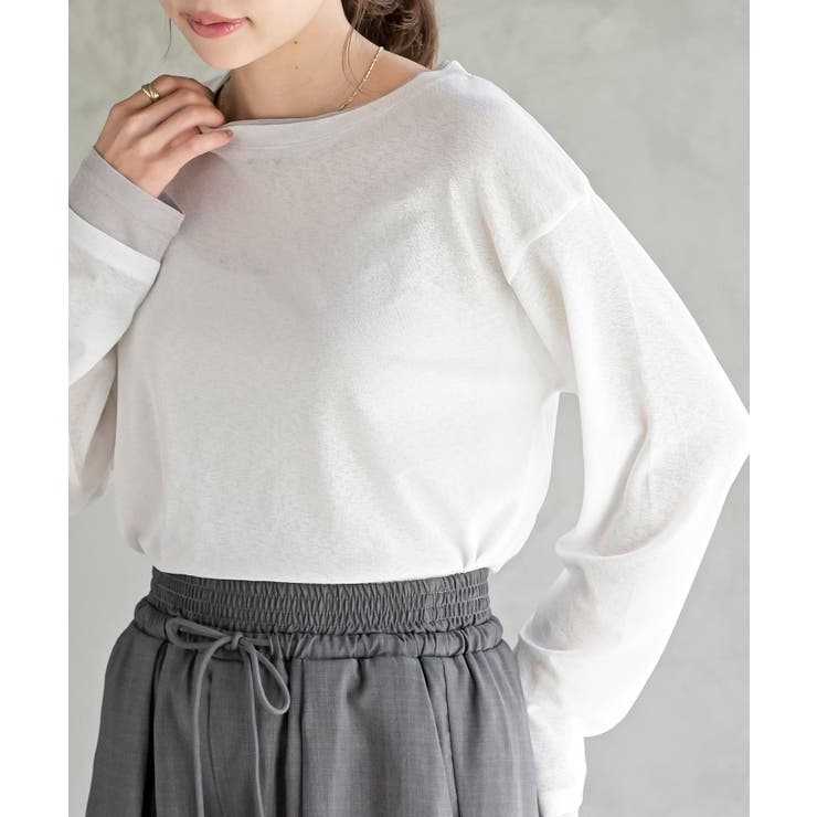 フェイクレイヤードシアーカットソー | rps | 詳細画像24 