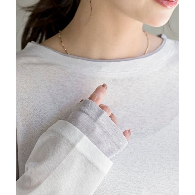 フェイクレイヤードシアーカットソー | rps | 詳細画像25 