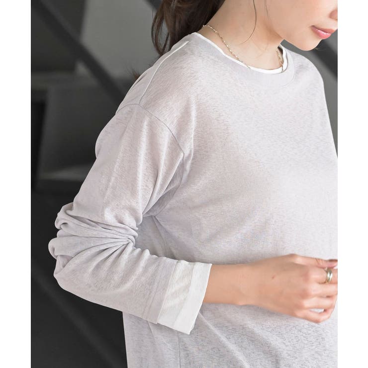 フェイクレイヤードシアーカットソー | rps | 詳細画像9 