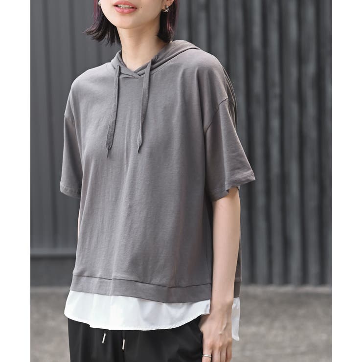 フェイクレイヤードカットパーカー | rps | 詳細画像1 