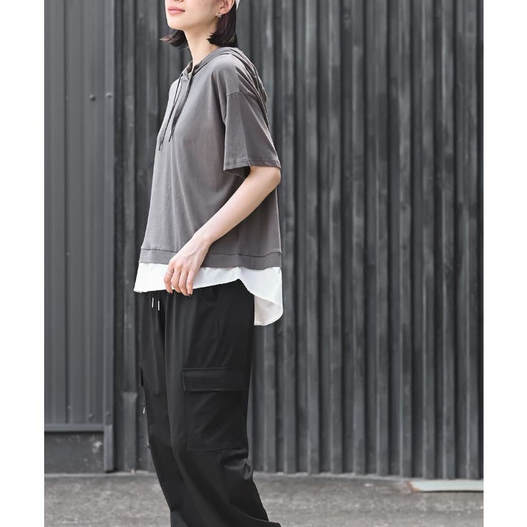 フェイクレイヤードカットパーカー | rps | 詳細画像3 