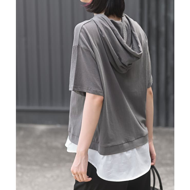 フェイクレイヤードカットパーカー | rps | 詳細画像8 