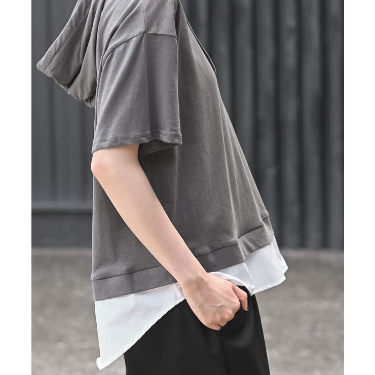 フェイクレイヤードカットパーカー | rps | 詳細画像9 