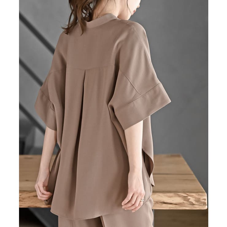 スキッパーブラウスｘイージーパンツセットアップ | rps | 詳細画像16 