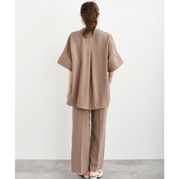 スキッパーブラウスｘイージーパンツセットアップ | rps | 詳細画像19 