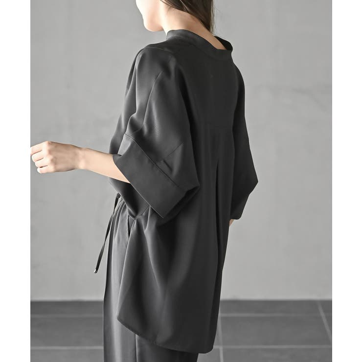 スキッパーブラウスｘイージーパンツセットアップ | rps | 詳細画像7 