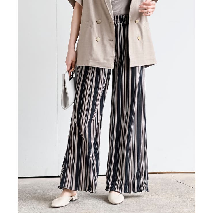 グリーン | 柄アソートプリーツパンツ | rps