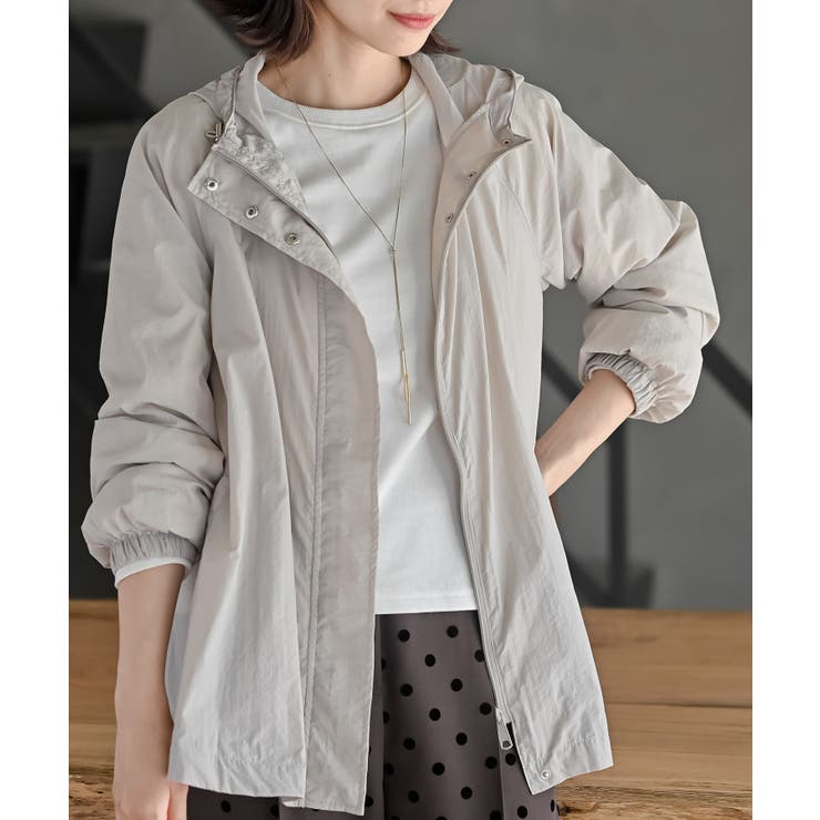 オフベージュ | 軽量ナイロンパーカー | rps