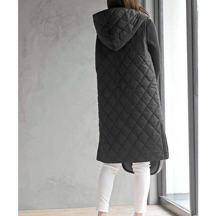 キルトフードＺＩＰロングベスト | rps | 詳細画像15 