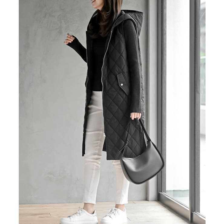 キルトフードＺＩＰロングベスト | rps | 詳細画像16 