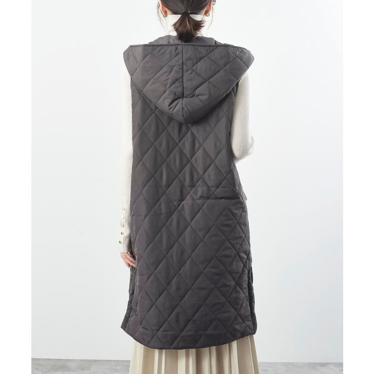 キルトフードＺＩＰロングベスト | rps | 詳細画像19 