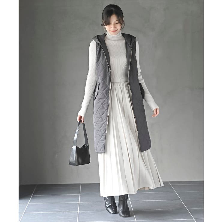 キルトフードＺＩＰロングベスト | rps | 詳細画像2 