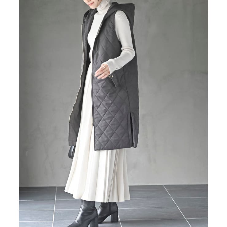 キルトフードＺＩＰロングベスト | rps | 詳細画像6 