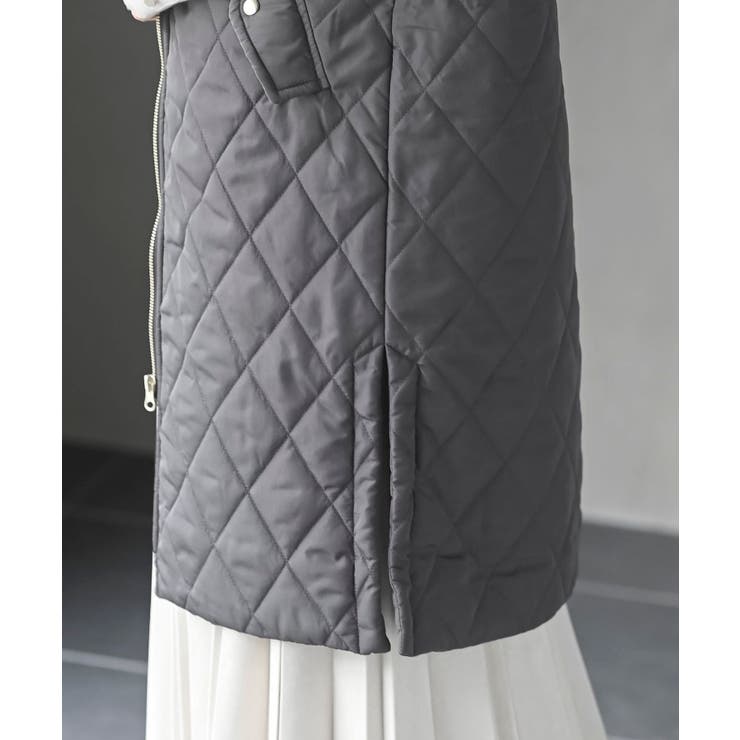 キルトフードＺＩＰロングベスト | rps | 詳細画像9 