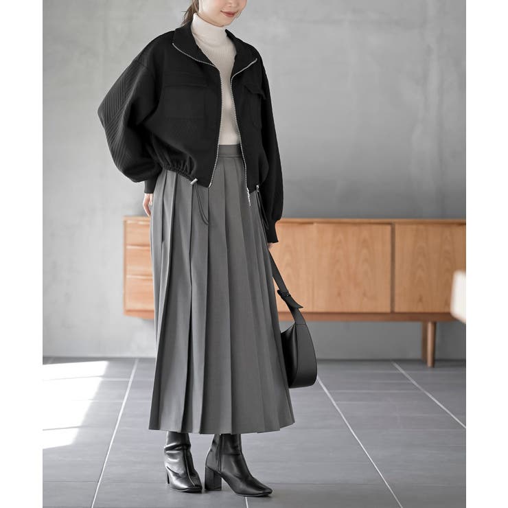 ふくれジャガードアウトポケットブルゾン | rps | 詳細画像13 