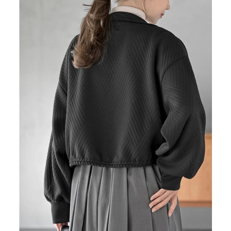 ふくれジャガードアウトポケットブルゾン | rps | 詳細画像16 