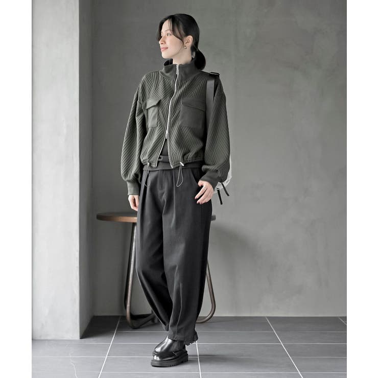 ふくれジャガードアウトポケットブルゾン | rps | 詳細画像18 