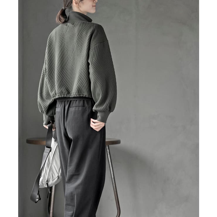 ふくれジャガードアウトポケットブルゾン | rps | 詳細画像20 