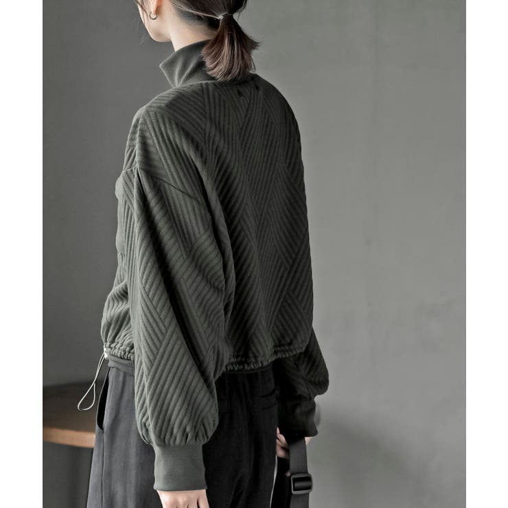 ふくれジャガードアウトポケットブルゾン | rps | 詳細画像23 