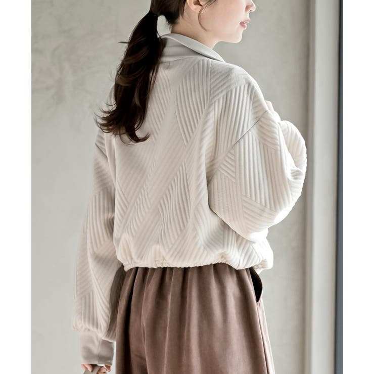 ふくれジャガードアウトポケットブルゾン | rps | 詳細画像8 