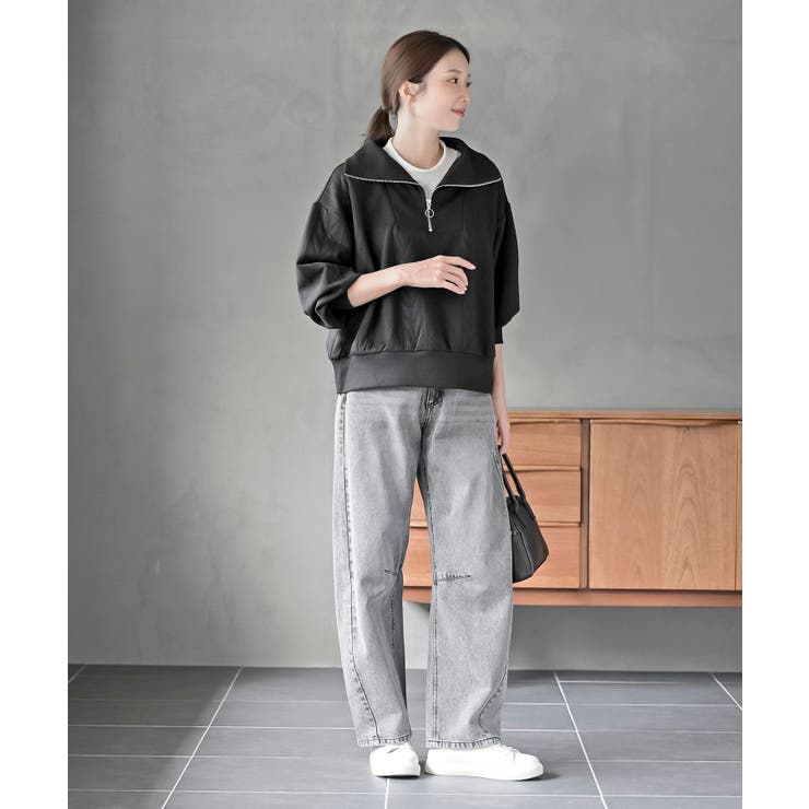 ふくれジャガードフェイクレイヤードプルオーバー | rps | 詳細画像11 