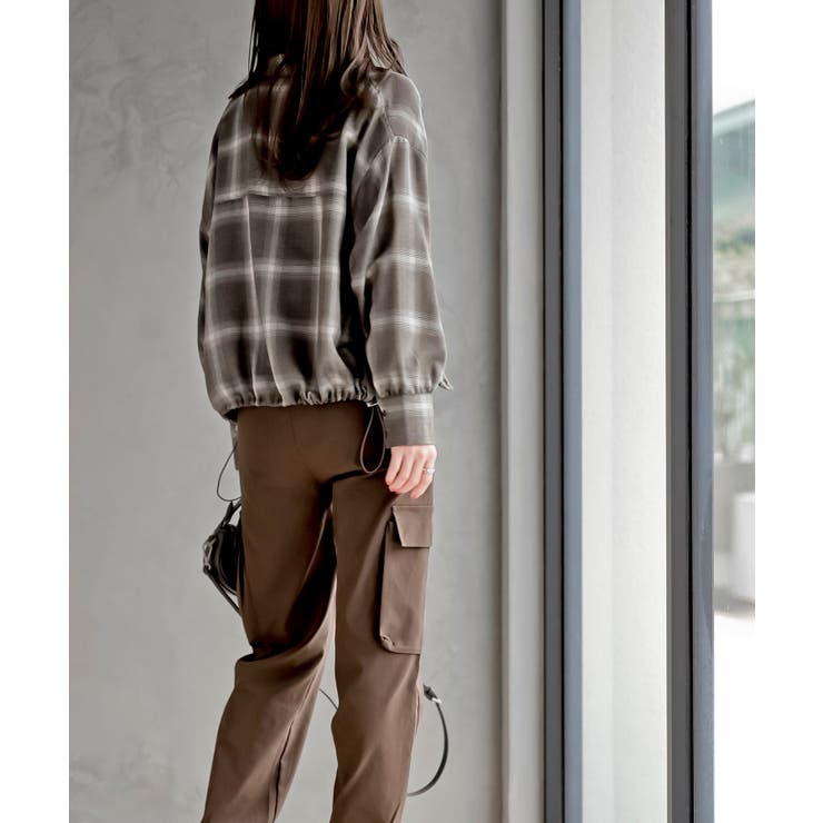 裾ドロストチェックシャツ | rps | 詳細画像13 