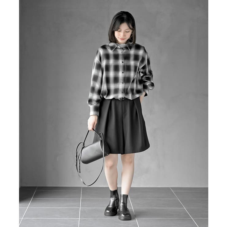 裾ドロストチェックシャツ | rps | 詳細画像2 