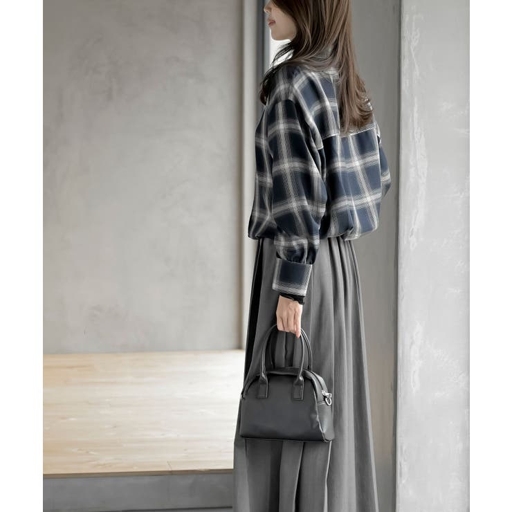 裾ドロストチェックシャツ | rps | 詳細画像20 