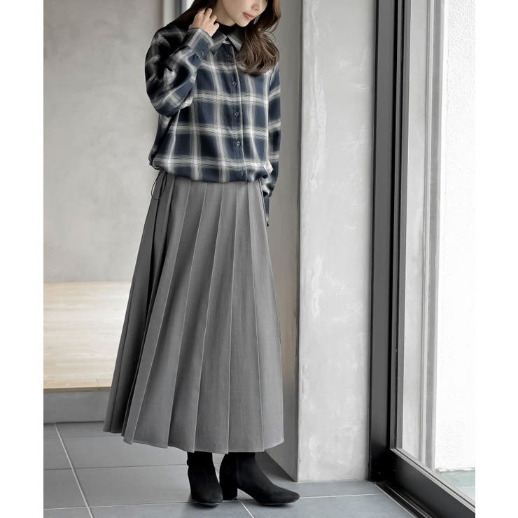 裾ドロストチェックシャツ | rps | 詳細画像22 