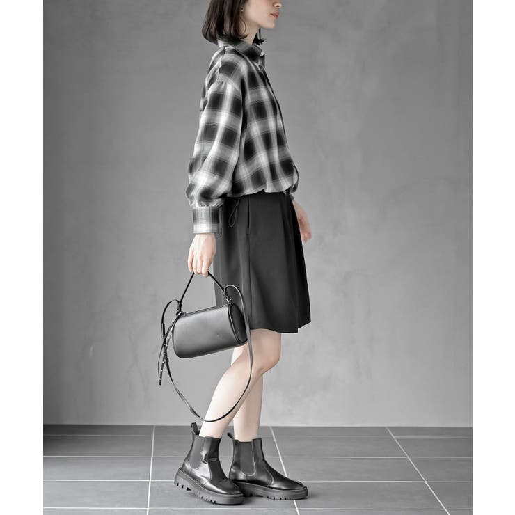 裾ドロストチェックシャツ | rps | 詳細画像5 