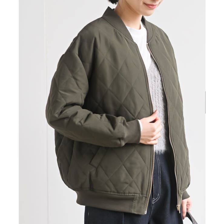 カーキ | ダイヤキルトＭＡ－１ブルゾン | rps